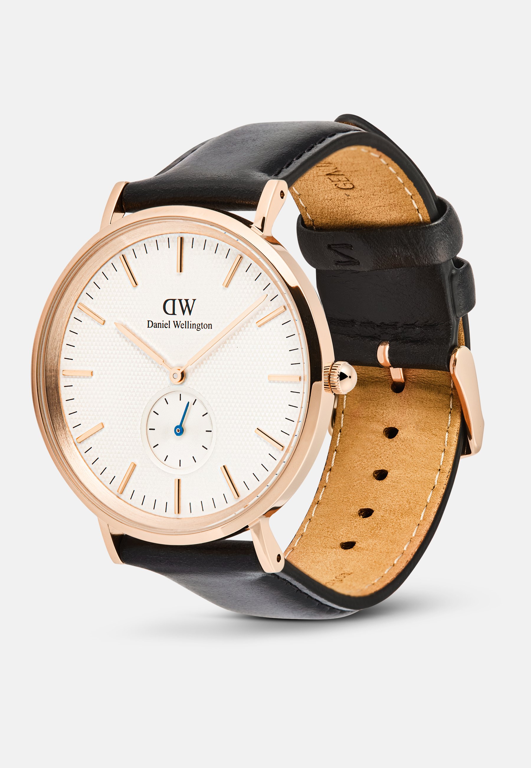 Daniel Wellington Classic Orologio Quadrante Marrone Con Cinturino In Pelle Nappa E Acciaio Rose Gold