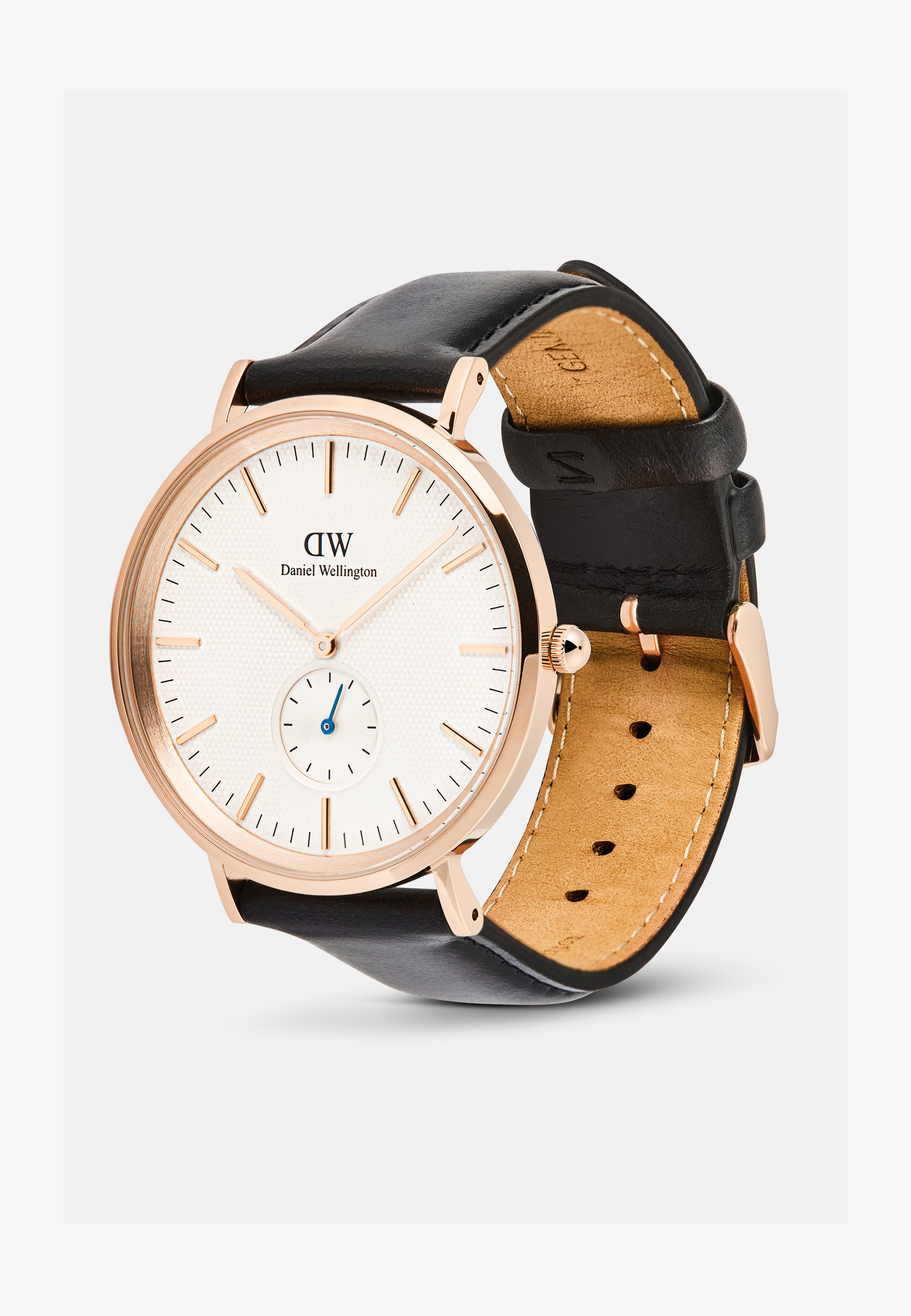 Daniel Wellington Classic Orologio Quadrante Marrone Con Cinturino In Pelle Nappa E Acciaio Rose Gold