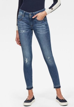 Skinny-Farkut - blue denim