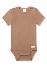 Sanetta Bio-Babybody Mit Fußball-Motiv | Kurzarm | Aus 100 % Bio-Baumwolle | Mit Druckknopf-Verschluss