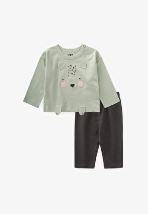 JOGGERS SET - Športni pulover - light green