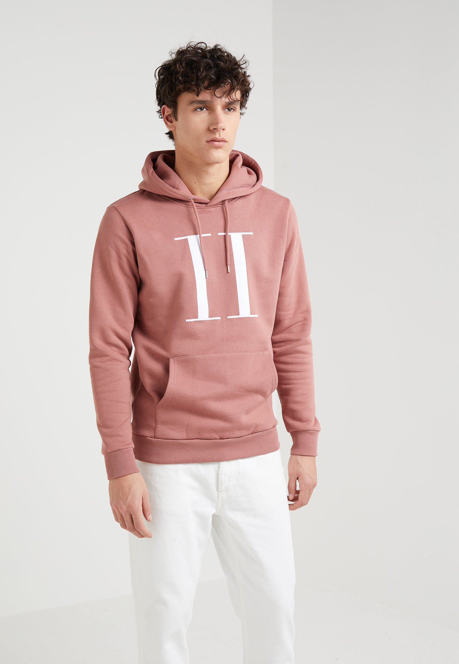 Les Deux ENCORE HOODIE - Jersey con capucha blue fog/anthrazit