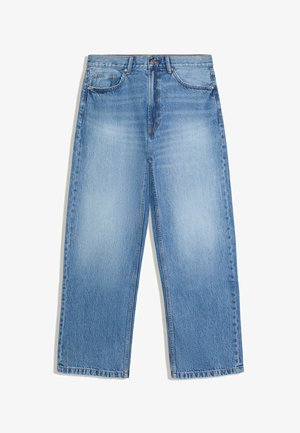 Bershka, BAGGY - JEANS - Baggy jeans - blue denim