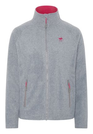 Polo Sylt MIT HOCHSCHLIESSENDEM KRAGEN - Fleece jacket - neutral gray melange