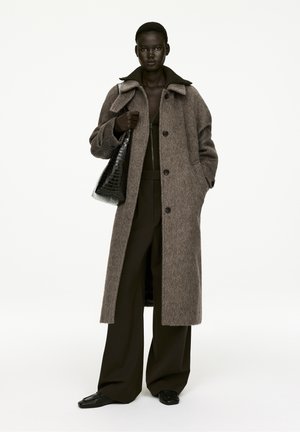 Classic coat - dark mole