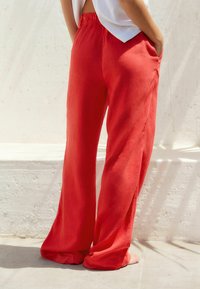 Next BLEND WIDE LEG TALL - Stoffhose - red