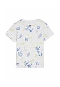 Puma ESS TEE YOUTH - Triko s potiskem - silver mist