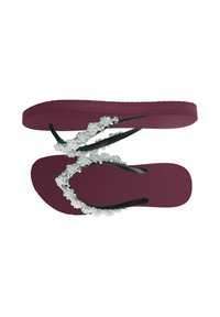 Uzurii PRECIOUS BLOOM  - T-bar sandals - ruby