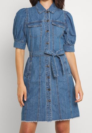 Denimové šaty - dark-blue denim