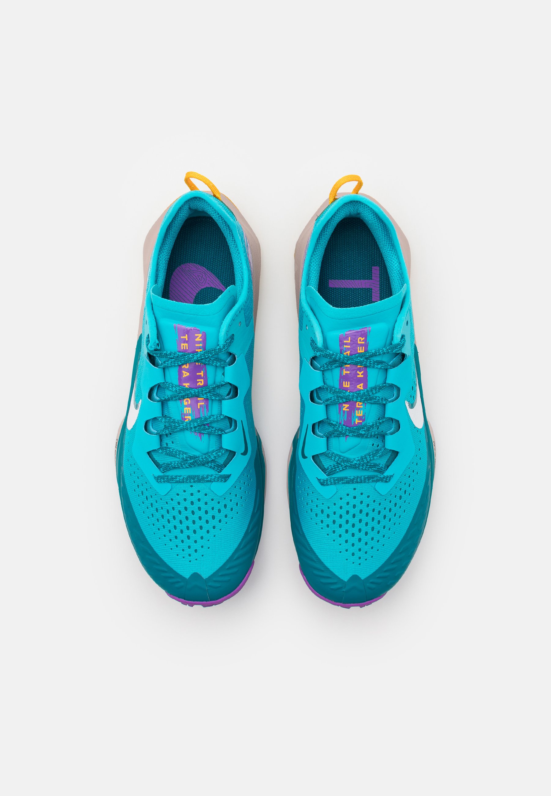 Nike Performance AIR ZOOM TERRA KIGER 7 - Chaussures de running - turquoise  blue/white/mystic teal/university gold/wild berry/bleu - ZALANDO.FR