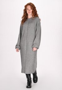 DreiMaster Maxi ruha - grau melange