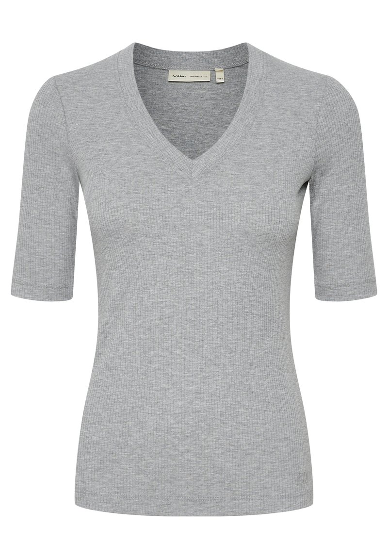 Damen T-Shirts | InWear DAGNAIW T-Shirt basic light grey melange/hellgrau - BB29768 Damen T-Shirts | InWear DAGNAIW T-Shirt basic light grey melange/hellgrau - BB29768