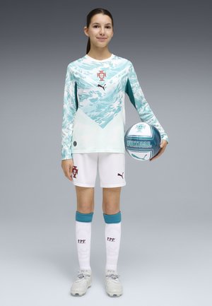 Puma, FPF SHORTS REPLICA JR UNISEX - Short de sport - white-green lagoon