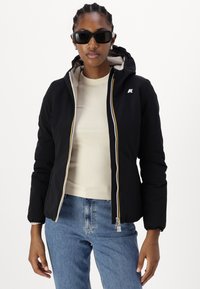 K-Way REVERSIBLE WARM DOUBLE - Jachetă subțire - black/beige