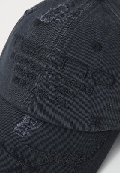 MISBHV TECNO CAP UNISEX - Sapka - washed black