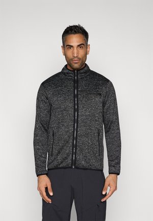 WITH FULL ZIP POCKETS - Fleecejacke - black