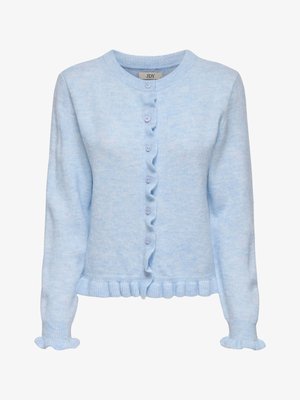 JDY, JDYLETTY LS ON FRILL NOOS - Chaqueta de punto - cashmere blue