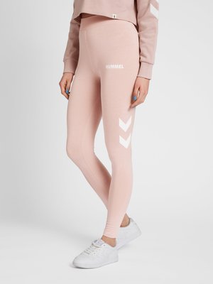 Hummel HMLLEGACY - Leggings - chalk pink