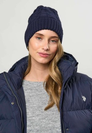 U.S. Polo Assn., UWLUNA BEENIE - Плетена шапка - dark sapphire