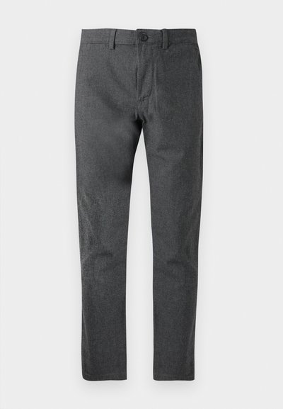 SLH175 MILES BRUSHED PANTS - Chino - dark grey