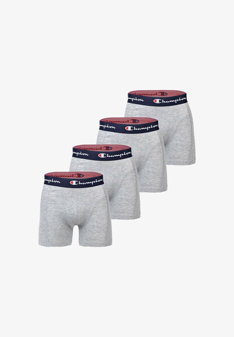 Champion 4 PACK - Bokserit - hellgrau meliert