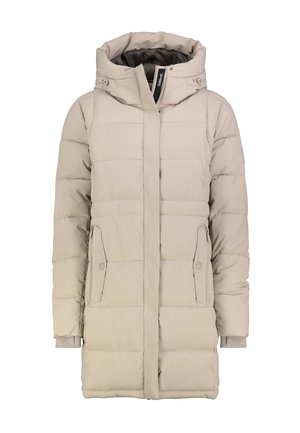 Sublevel, SUBLEVEL GESTEPPTER MANTEL MIT KAPUZE - Winter coat - beige