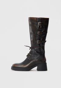 SIGRID - Bottes de cowboy / motard - brown