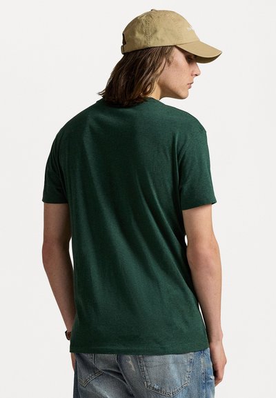 Polo Ralph Lauren CUSTOM SLIM FIT JERSEY CREWNECK T-SHIRT - Basic póló - scotch pine heather