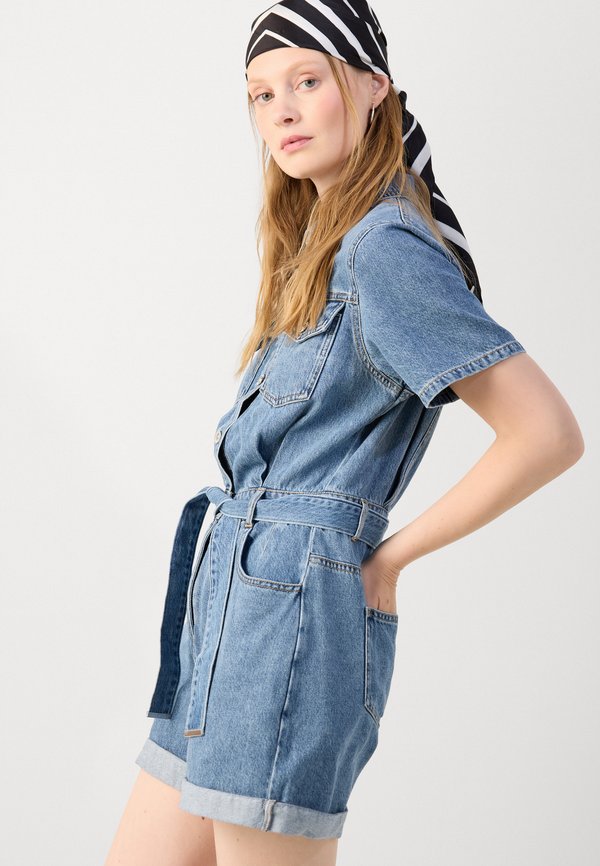 SHELOR - Jumpsuit - denim stone3