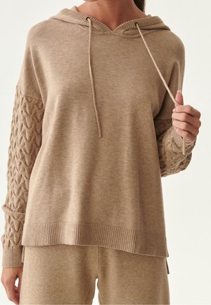 Sweat à capuche - beige