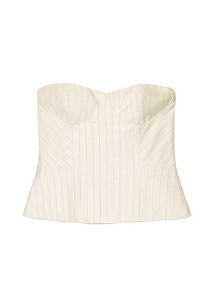 Bershka PINSTRIPE - CORSET - Blouse - multi coloured