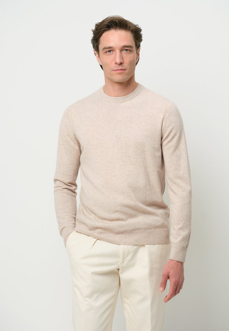 PROFUOMO CREW NECK - Jersey de punto - light sand