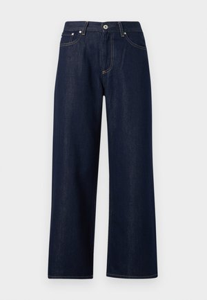 SAIGE WIDE LEG CROP CLEAN HEM - Kavbojke na trapez - tacn