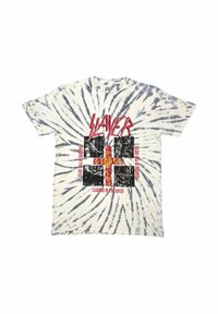 Paradiso Clothing SLAYER QUAD SEASONS BAND LOGO - Print T-shirt - white