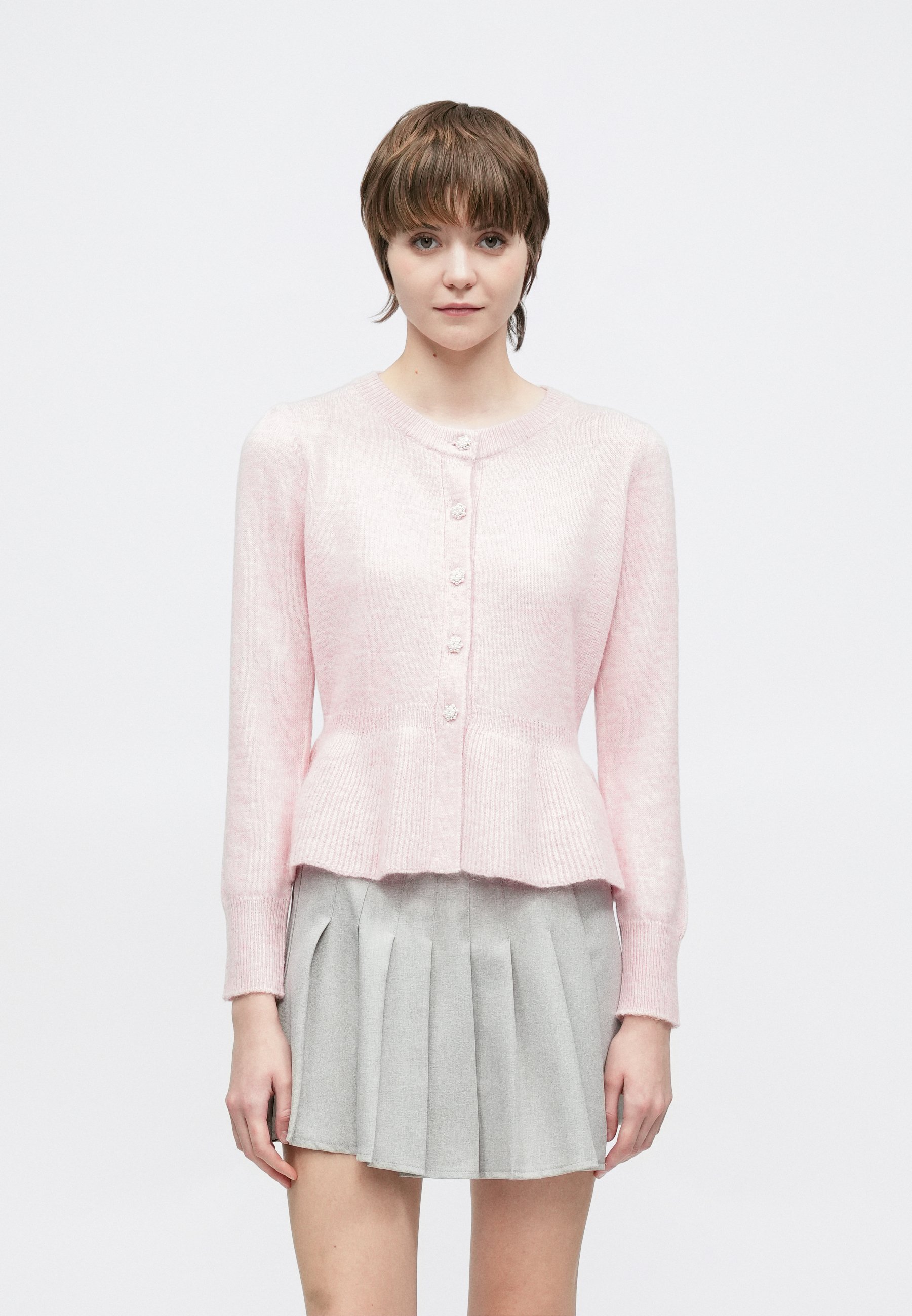 ONLY ONLMONIQUE - Cardigan - romance rose melange/pink - Zalando.ie