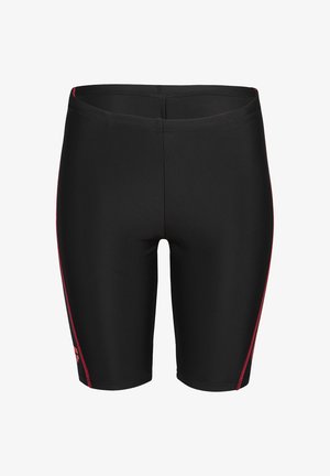 Arena, FEEL LOGO JAMMER - Costume da bagno a pantaloncino - black fluo red