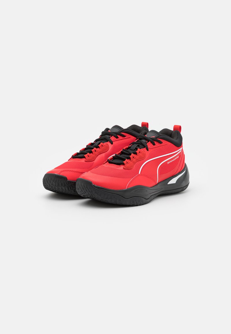 Puma PLAYMAKER PRO Zapatillas baloncesto - high risk red/jet black/rojo - Zalando.es