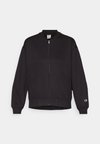 ICONS LOOSE BOMBER SMALL LOGO - Felpa con zip - black
