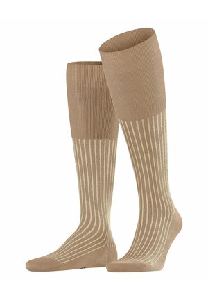 FALKE Oxford Stripe - Calzettoni - camel