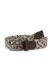 Cinturón trenzado - offwhite brown