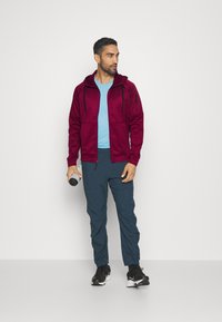 Nike Performance Camisola com fecho - dark beetroot/black