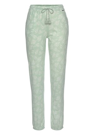 Pantalón de pijama - mint gemustert