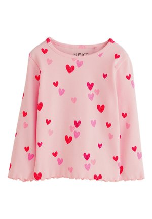 Next REGULAR FIT - LONG SLEEVE - Top s dlhým rukávom - pink heart