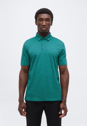 adidas Golf Originals STRIPE - Polosärk - green/night indigo