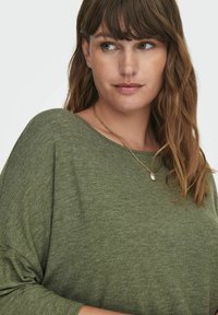 ONLY Carmakoma CARLAMOUR 3/4   - Hosszú ujjú felső - khaki