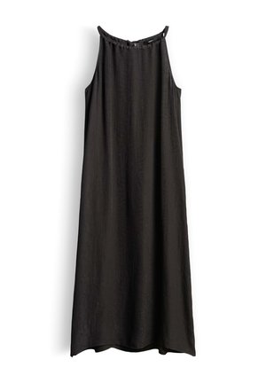 someday., RELAXED JACQUARD FLOW - Maxi-jurk - dark truffle