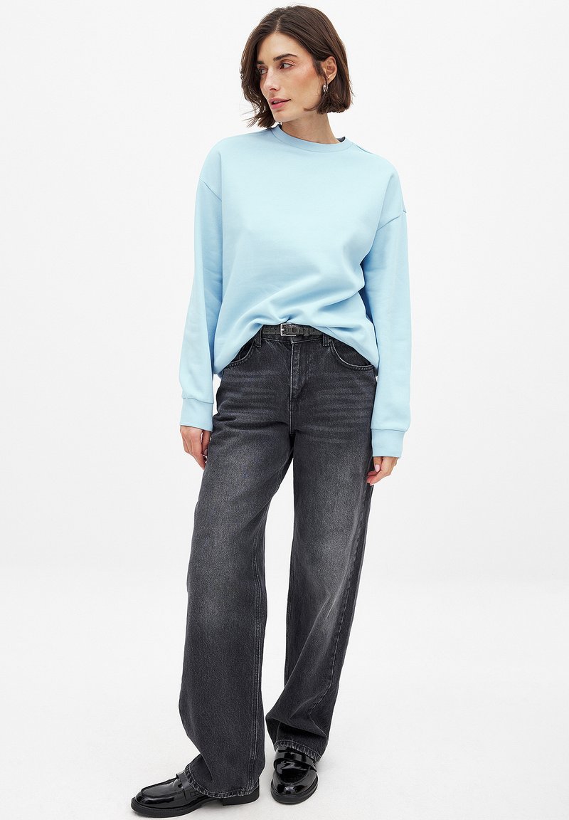 NA-KD Sweatshirt light blue/blue Zalando