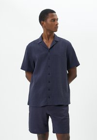 DRAWSTRING POCKET DETAIL BERMUDA - Short - dark blue
