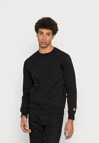 Carhartt WIP - CHASE - Collegepaita - black/gold Pienoiskuva 1