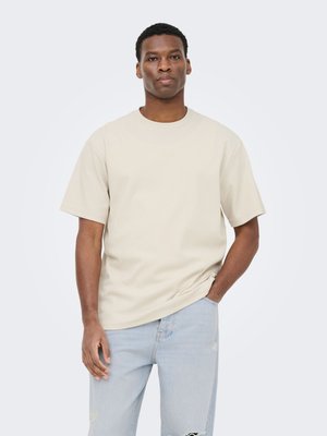 Only & Sons NOBLE  - T-shirt basic - silver lining